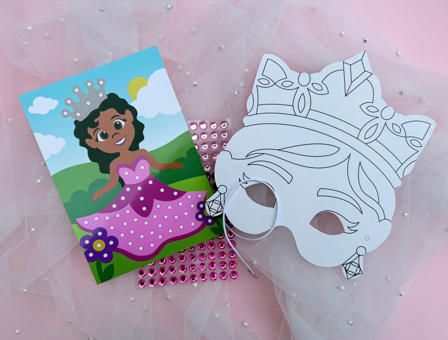 Princess Mask & Diamond Art